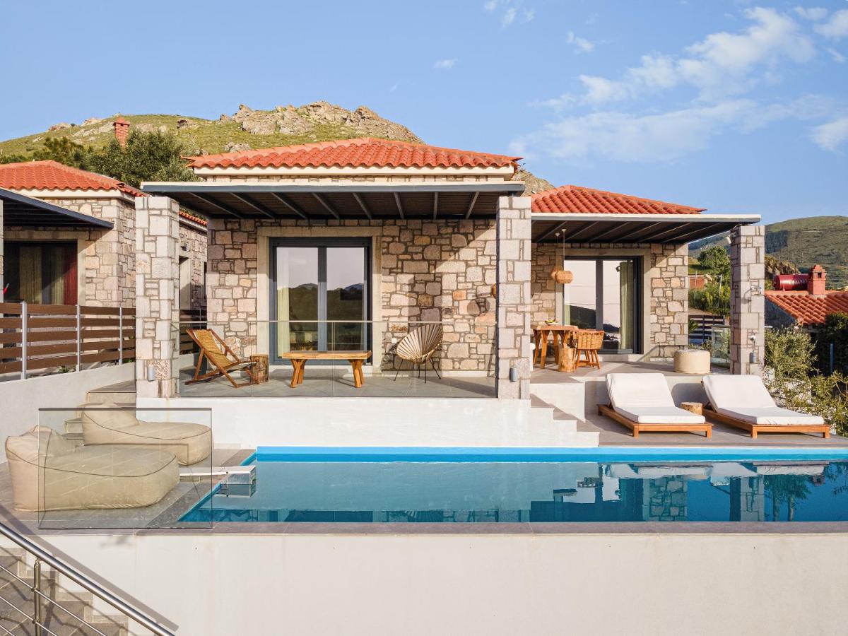 Lemnosthea Luxury Villas Agios Ioannis Kaspaka Exterior photo
